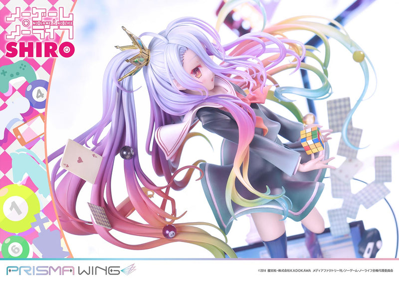 NO GAME NO LIFE Prime 1 Studio PRISMA WING Shiro 1/7 Scale Pre-Painted Figure