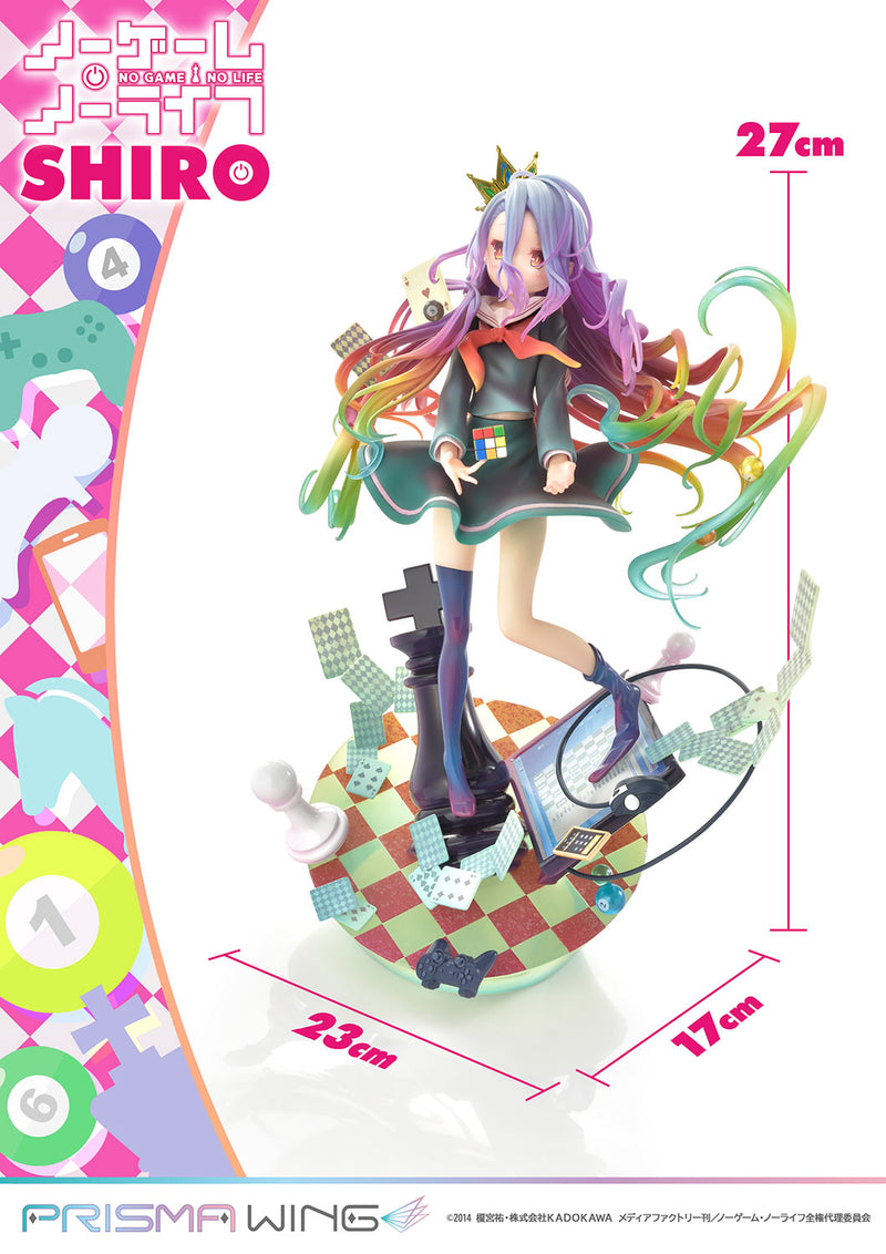 NO GAME NO LIFE Prime 1 Studio PRISMA WING Shiro 1/7 Scale Pre-Painted Figure