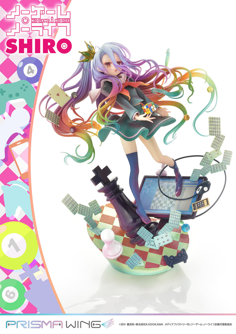 NO GAME NO LIFE Prime 1 Studio PRISMA WING Shiro 1/7 Scale Pre-Painted Figure