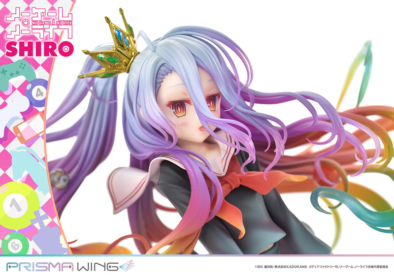 NO GAME NO LIFE Prime 1 Studio PRISMA WING Shiro 1/7 Scale Pre-Painted Figure