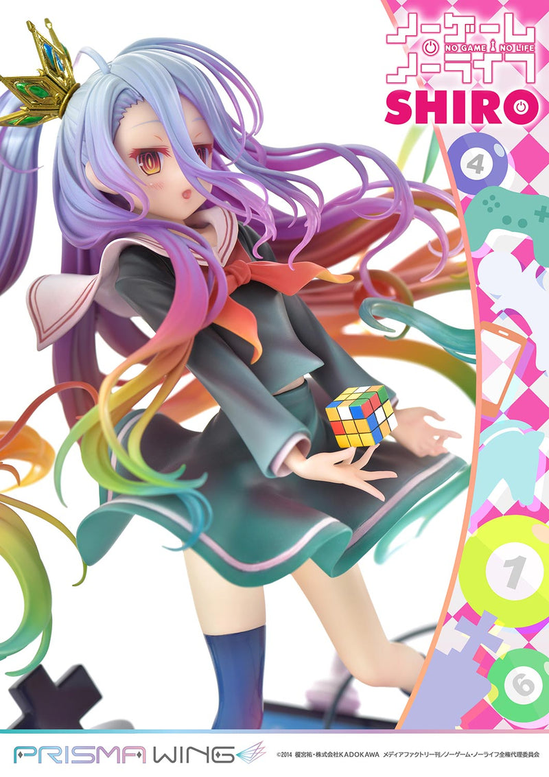 NO GAME NO LIFE Prime 1 Studio PRISMA WING Shiro 1/7 Scale Pre-Painted Figure