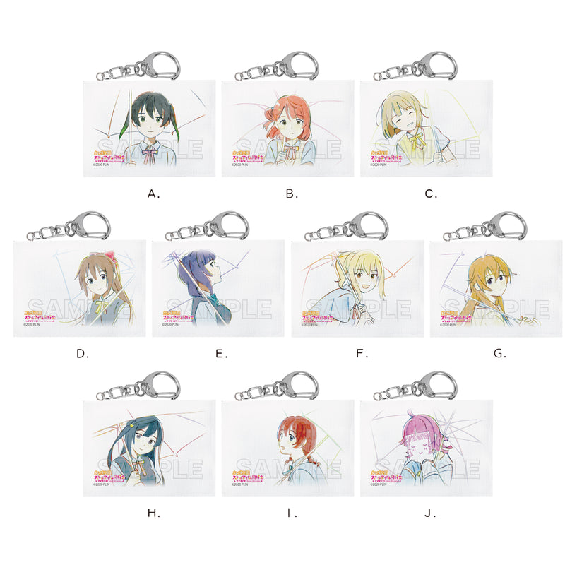 Love Live! Nijigasaki Academy School Idol Club CS.FRONT Miniature Canvas Key Chain C Vol. 3