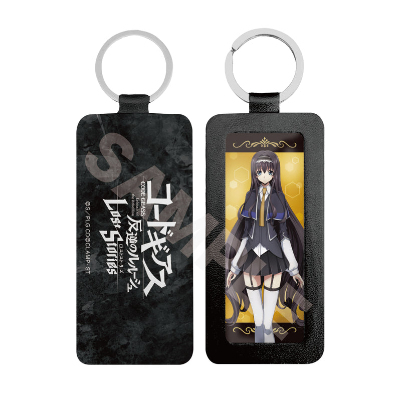 Code Geass Lelouch of the Rebellion Lost Stories CS.FRONT Leather Key Chain