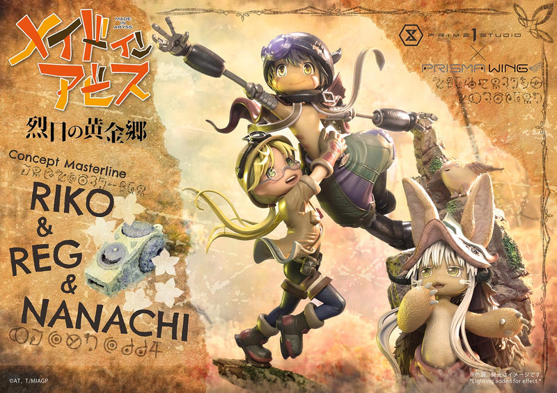 Made in Abyss: The Golden City of the Scorching Sun Prime 1 Studio Concept Masterline Riko & Reg & Nanachi