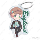 Hetalia World Stars D-techno Acrylic Key Chain -Suspenders Style- (DreCelle Mini)(1-12 Selection)