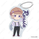 Hetalia World Stars D-techno Acrylic Key Chain -Suspenders Style- (DreCelle Mini)(1-12 Selection)