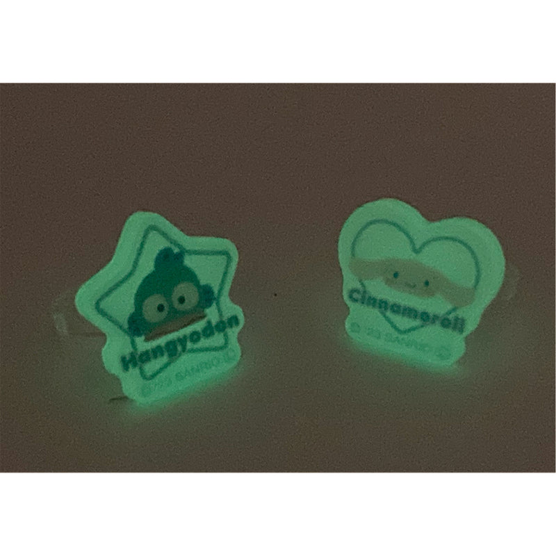 Sanrio Characters Yamano Shigyou Trading Luminescent Acrylic Ring(1 Random)