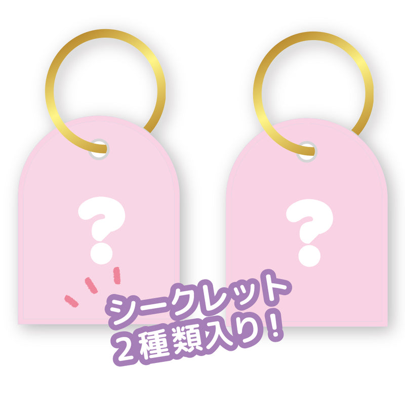 Sanrio Characters Yamano Shigyou Secret Patch Key Ring Konnichiwa(1 Random)