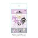 Sanrio Characters Yamano Shigyou Sukipi 3 Charm Key Chain Purple & Black