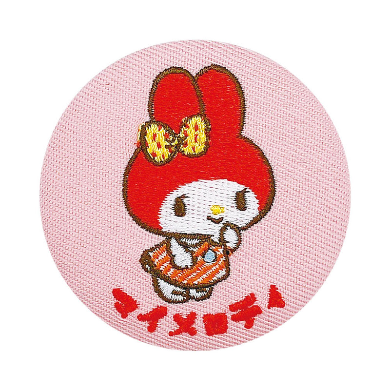 Sanrio Characters Yamano Shigyou Retro Pop Series Secret Embroidery Can Badge (1 Random)