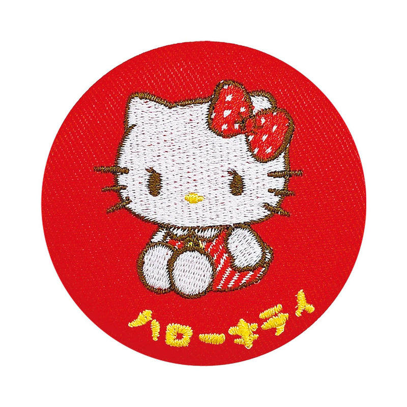 Sanrio Characters Yamano Shigyou Retro Pop Series Secret Embroidery Can Badge (1 Random)