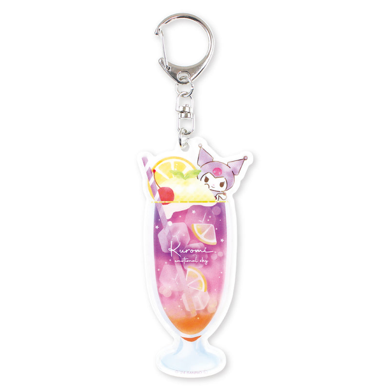 Sanrio Characters Acrylic Key Chain Emotional Sky Drink