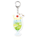 Sanrio Characters Acrylic Key Chain Emotional Sky Drink