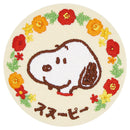 PEANUTS T's Factory SNOOPY (TM) Secret Language of Flowers Embroidery Can Badge