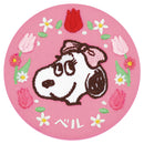 PEANUTS T's Factory SNOOPY (TM) Secret Language of Flowers Embroidery Can Badge