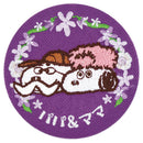 PEANUTS T's Factory SNOOPY (TM) Secret Language of Flowers Embroidery Can Badge
