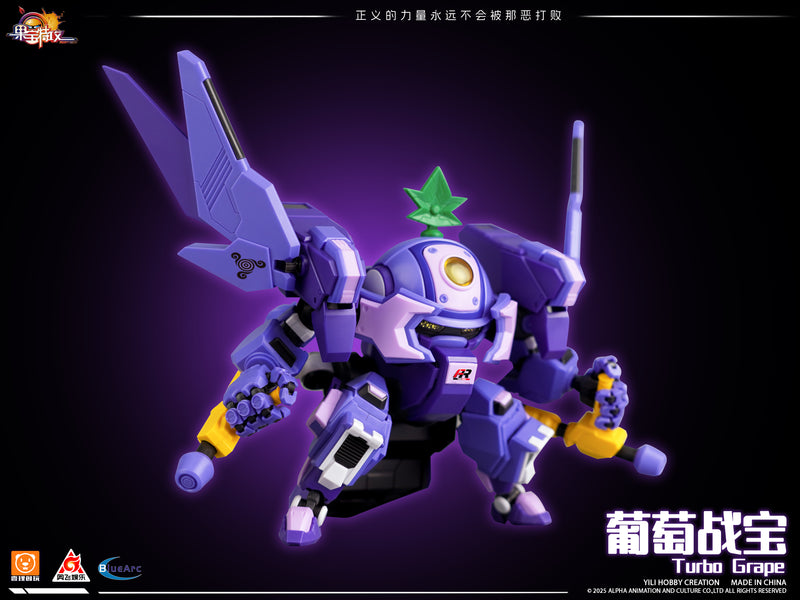 FRUITY ROBO YI LI CHUANG WAN TURBO GRAPE PLASTIC MODEL KIT