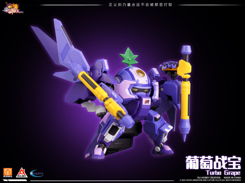 FRUITY ROBO YI LI CHUANG WAN TURBO GRAPE PLASTIC MODEL KIT