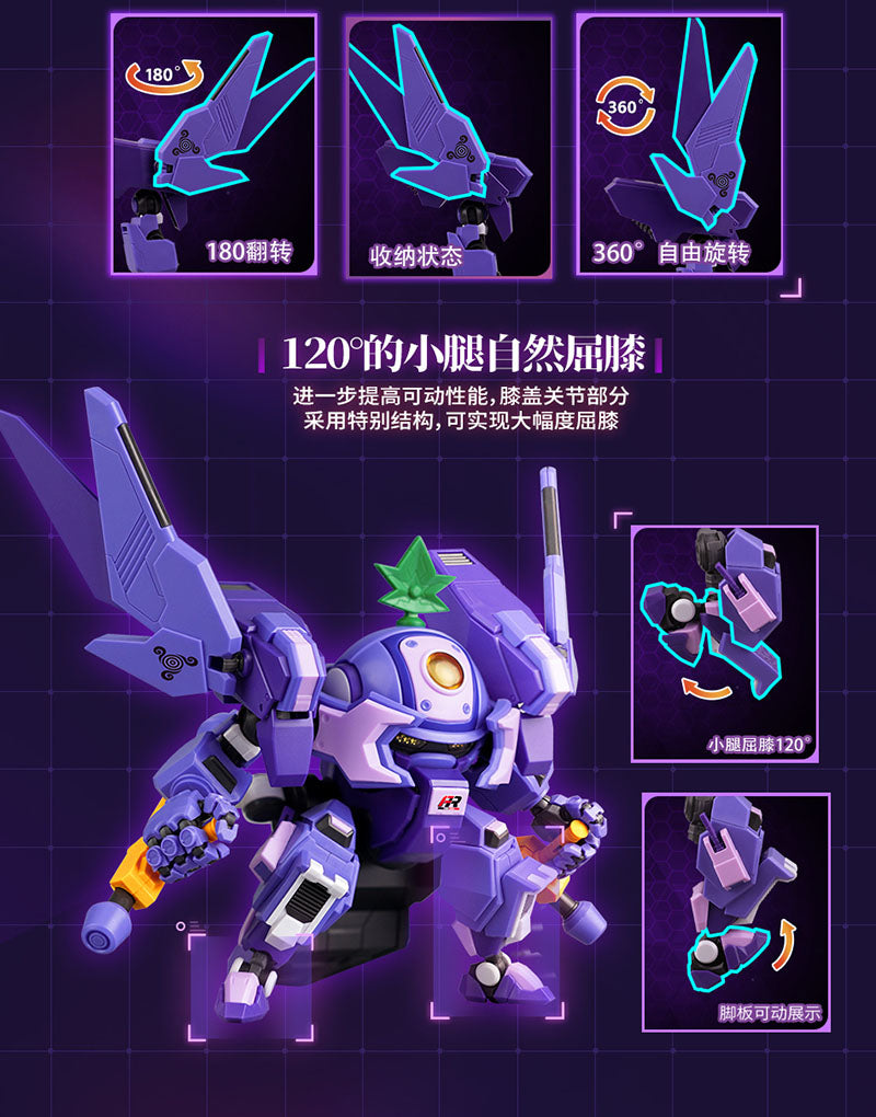 FRUITY ROBO YI LI CHUANG WAN TURBO GRAPE PLASTIC MODEL KIT