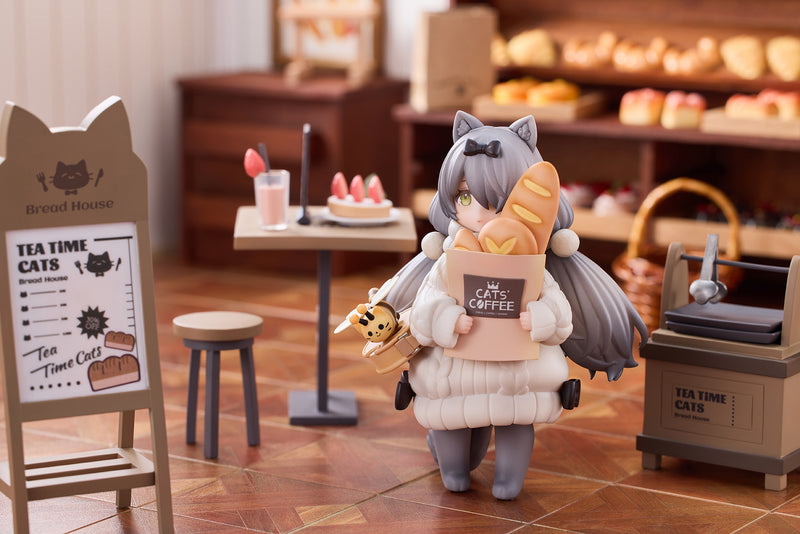 TEA TIME CATS SCENE RIBOSE DLC SERIES CAT TOWN BAKERY