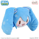 Snow Miku SEGA Fave Fuwa Petit Face Mascot Snow Miku