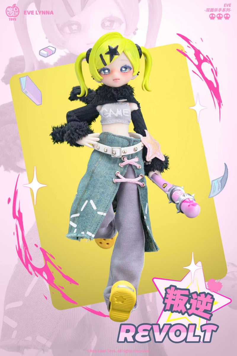 EVE LYNNA DOUBLE-FACED KILLER NEO EDEN TOYS TRADING DOLL