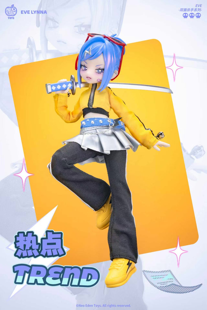 EVE LYNNA DOUBLE-FACED KILLER NEO EDEN TOYS TRADING DOLL