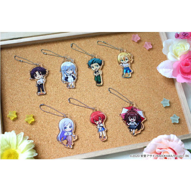 86 -Eighty Six- Seasonal-Plants Puchichoko Trading Acrylic Key Chain Rain Shelter