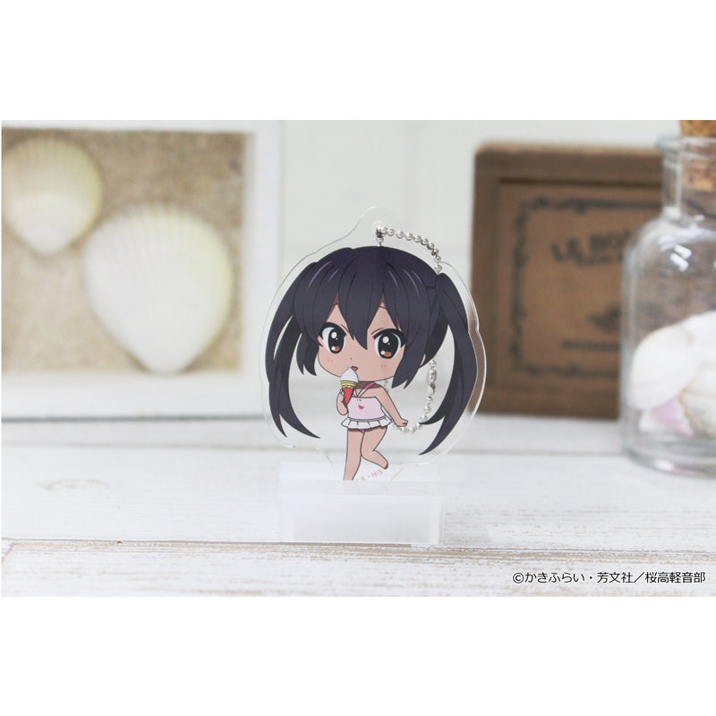 K-On! Seasonal-Plants Puchichoko Mini Acrylic Key Chain Swimwear Ver.