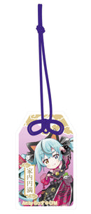 Hatsune Miku x Maneki-neko KADOKAWA Omamori Style by Benefit Acrylic Key Chain Art by Rassu