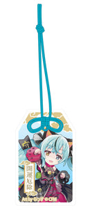 Hatsune Miku x Maneki-neko KADOKAWA Omamori Style by Benefit Acrylic Key Chain Art by Rassu