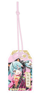 Hatsune Miku x Maneki-neko KADOKAWA Omamori Style by Benefit Acrylic Key Chain Art by Rassu