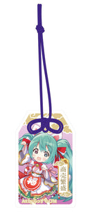 Hatsune Miku x Maneki-neko KADOKAWA Omamori Style by Benefit Acrylic Key Chain Art by Rassu