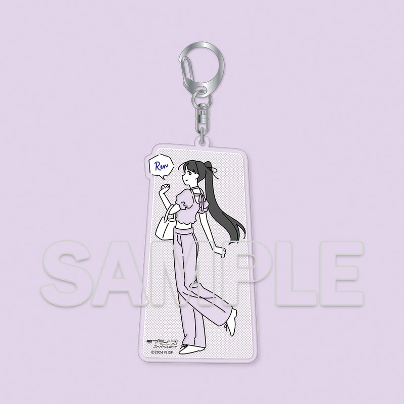 Love Live! Superstar!! KADOKAWA Osanpo wa Kisetsu wo Matotte. Acrylic Key Chain