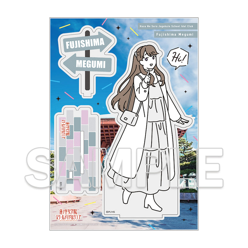 Love Live! Hasu no Sora Jogakuin School Idol Club KADOKAWA Osanpo wa Kisetsu wo Matotte. Acrylic Figure