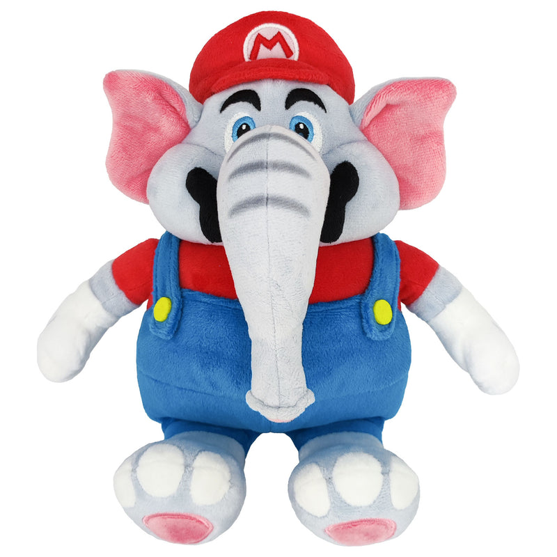 Super Mario Bros. Wonder Sanei-boeki SMW01 Elephant Mario Plush (S Size)