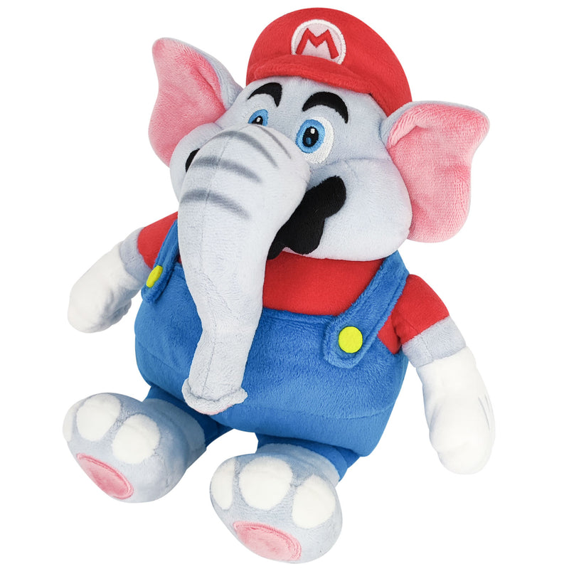 Super Mario Bros. Wonder Sanei-boeki SMW01 Elephant Mario Plush (S Size)