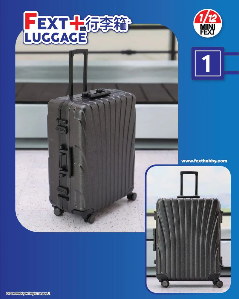 FEXT HOBBY MINI FEXT LUGGAGE SERIES 1/12 SCALE TRADING MINIATURE