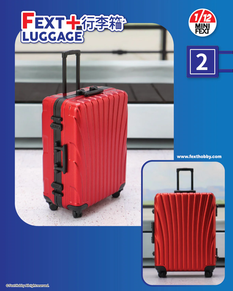 FEXT HOBBY MINI FEXT LUGGAGE SERIES 1/12 SCALE TRADING MINIATURE