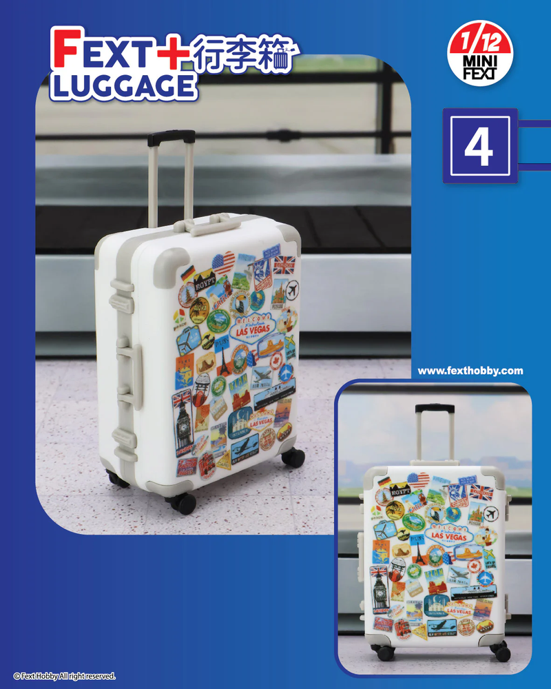 FEXT HOBBY MINI FEXT LUGGAGE SERIES 1/12 SCALE TRADING MINIATURE