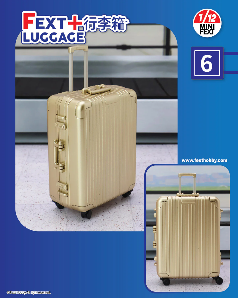 FEXT HOBBY MINI FEXT LUGGAGE SERIES 1/12 SCALE TRADING MINIATURE