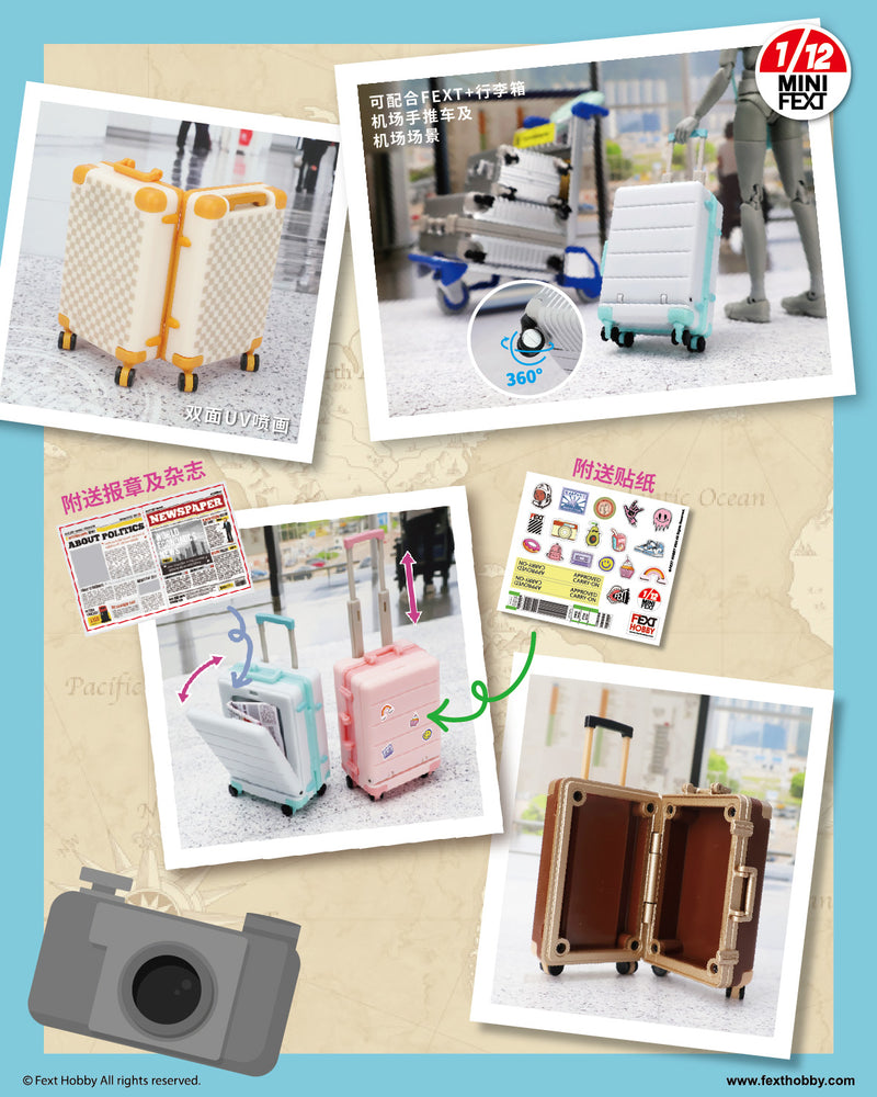FEXT HOBBY MINI FEXT CARRY ON SERIES 1/12 SCALE TRADING MINIATURE (re-run)