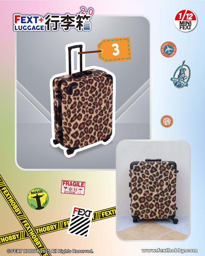FEXT HOBBY MINI FEXT LUGGAGE 2.0 SERIES 1/12 SCALE TRADING MINIATURE