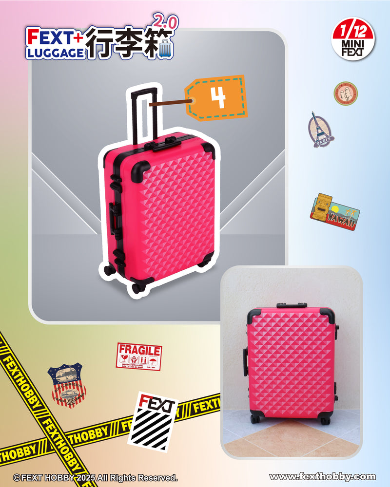 FEXT HOBBY MINI FEXT LUGGAGE 2.0 SERIES 1/12 SCALE TRADING MINIATURE