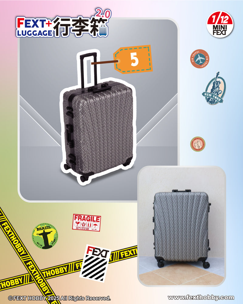 FEXT HOBBY MINI FEXT LUGGAGE 2.0 SERIES 1/12 SCALE TRADING MINIATURE