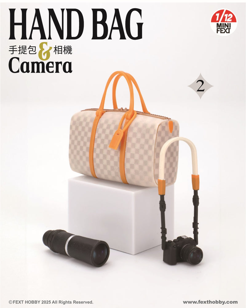 FEXT HOBBY MINI FEXT HAND BAG & CAMERA SERIES 1/12 SCALE TRADING MINIATURE