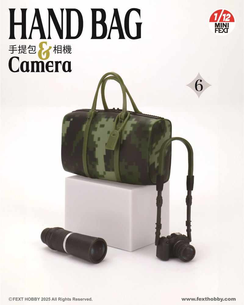 FEXT HOBBY MINI FEXT HAND BAG & CAMERA SERIES 1/12 SCALE TRADING MINIATURE