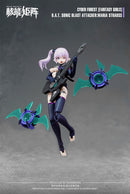 CYBER FOREST FANTASY GIRLS NUKE MATRIX FF0115 B.A.T. SONIC BLAST ATTACKER: MARIA STRAUSS PLASTIC MODEL KIT