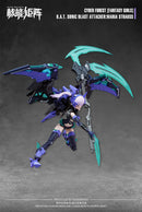 CYBER FOREST FANTASY GIRLS NUKE MATRIX FF0115 B.A.T. SONIC BLAST ATTACKER: MARIA STRAUSS PLASTIC MODEL KIT