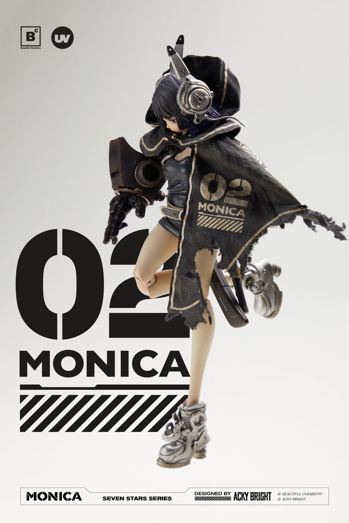 SEVEN STARS SERIES BEAUTIFUL CHEMISTRY NO.2 MONICA 1/6 SCALE ACTION FI